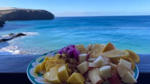 Galdar - Puerto de Sardina - Small cities and capital both close by - breakfast with a view and lots of fresh fruit!