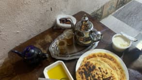 Essaouira - Arts and food - Traditional Moroccan breakfast