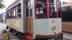 Lima - to visit the city and get to know the culture. - Trolley car