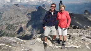 Dent de Morcles - Climbing the Grande Dent de Morcles - Made it to the Summit! Mom is 68 and in great shape. Please please do not underestimate this hike!! She is an experienced mountaineer.