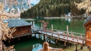 Pragser Wildsee - Countless pictures of this stunning lake! - Just hike up the stones at the boat rental