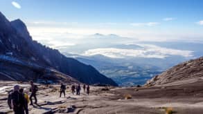 Mount Kinabalu - Climb the highest free standing mountain in Southeast Asia - The hike back down after watching sunrise