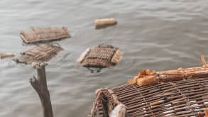 Kep Province - Because a crab market has to be visited! - Crab baskets - Kep Crab Market