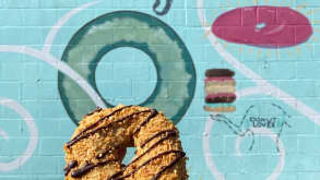 Portland - Portland is the largest city in Maine. It has an incredible food scene and it is right on the water. - Potato donuts are just as pretty as traditional donuts!