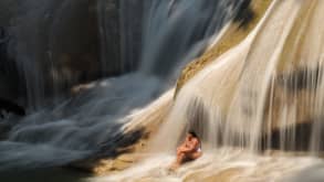 Palenque - Time to relax amongst nature. - Relaxing, no one was in this part with me.