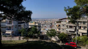 Thessaloniki - I took a train from Thessaloniki to Athens which took 5 hours. - Nice view 1 minute away from my home