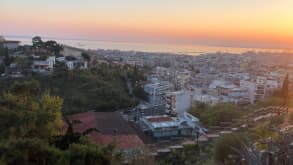 Thessaloniki - I took a train from Thessaloniki to Athens which took 5 hours. - The old town wall
