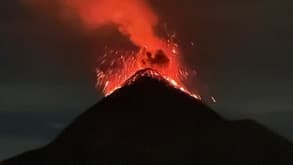 Antigua Guatemala - Hiking on an active Volcano and seeing Lava Eruption - null