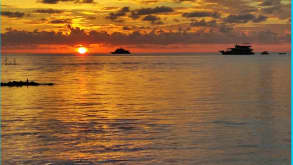 Maafushi island - This was our favorite island - Sunset in Maafushi