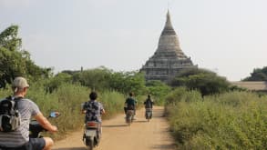 Old Bagan - Pagodas pagodas pagodas!! (And more pagodas) - Touring the Pagodas on Electric Scooters