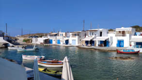 Agnánti - Small fisherman village built around a pretty, restful tree-lined beach of fine sand. - Pollonia landscape