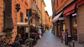 Bologna - Typical historic and characteristic Italian city. Good food and also the starting point of The Way of Gods - One of the countless alleys