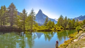 Zermatt - Famous for the Matterhorn, Zermatt is not just a skiing paradise but also great for summer hikes. - 5-lake hike in Zermatt