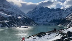 Aoraki / Mount Cook - To do one of the stunning hikes available in the park and see New Zealand’s tallest mountain. - null