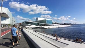 Oslo - First stop of our trip - Opera house in Oslo