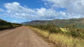 Waimea - Biggest town on the west side of the island - Road to Polihale