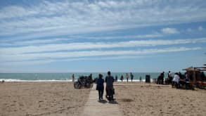 Baix Llobregat - A bike ride trough the beach - null