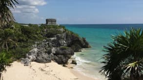 Tulum - beach, Mayan ruins - null