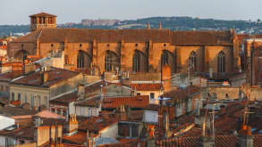 Toulouse - Toulouse is the Capital of the Aquitaine and nicknamed “The pink city” for its red bricks. - Rooftop, Toulouse