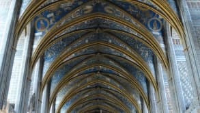 Albi - The weather is very nice, people are very friendly, it is a charming city, the largest brick cathedral in the world. - The interior of the cathedral, Albi