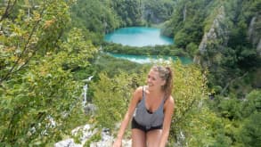 Croatia - National Park filled with bright blue waters and majestic waterfalls. - Plitvička Jezera