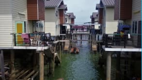 Kampong Ayer - It is a prominent traditional settlement in Bandar Seri Begawan - Kampong Ayer, wooden houses