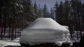 Rovaniemi - Snowmobiling, - In the forest of Lapland during the snowmobiling tour