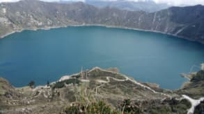 Latacunga Canton - The incredible Lagune of Quilotoa - Quilotoa Lagune from the top