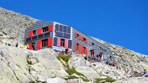 Chata pod Rysmi - The highest laying cottage in the High Tatras. - Chata pod Rysmi/Cottage under the Rysy (peak)