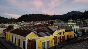 Quetzaltenango - Close to Mexican's border, traditional clothes and kindness of locals - On the roof top of Kasa Kiwi Hostel