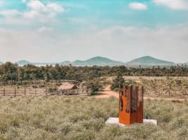 View of Secret Lake from La Plantation Kampot