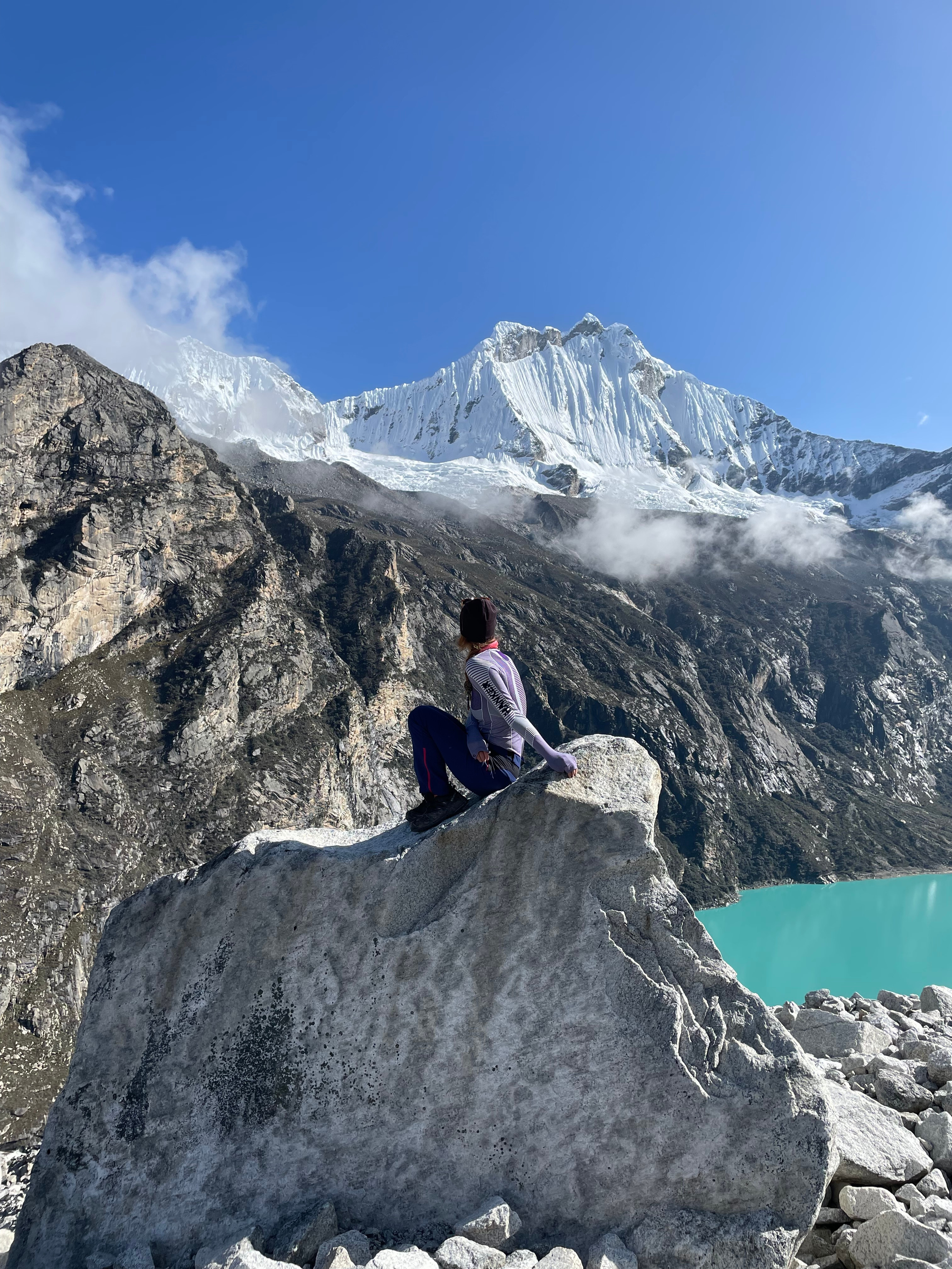 view from top of view point at laguna paron