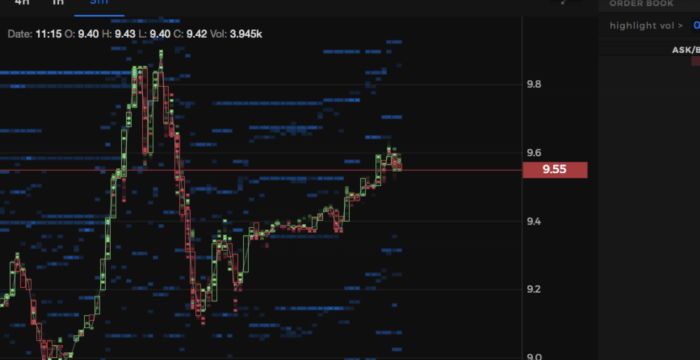 bitcoin crypto footprint chart