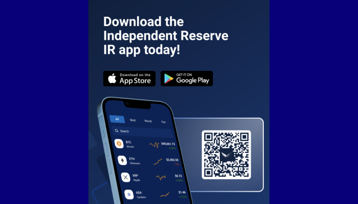 Independent Reserve app