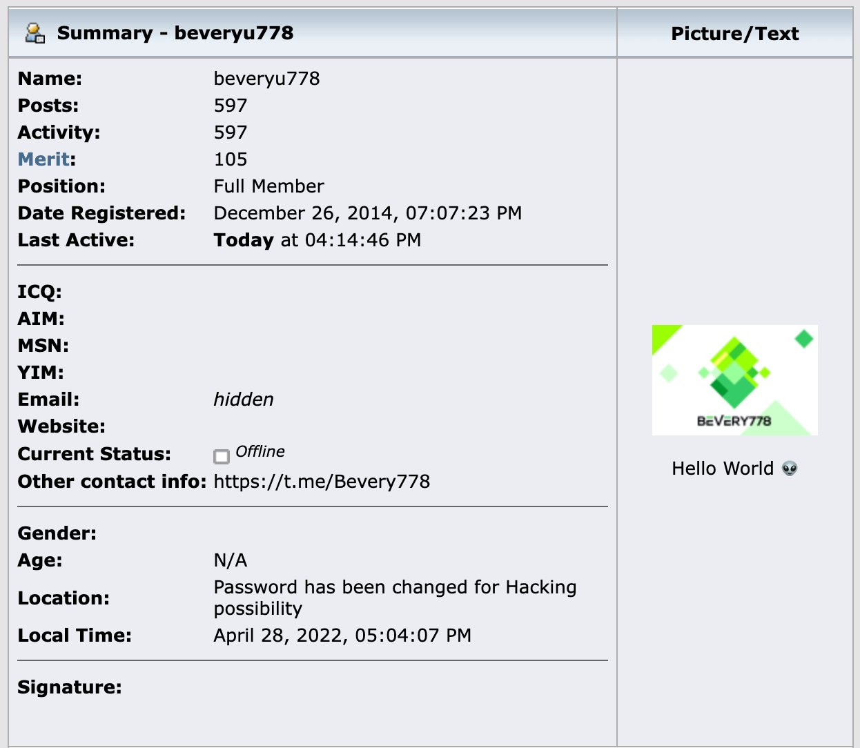 Beveryu778 Interview