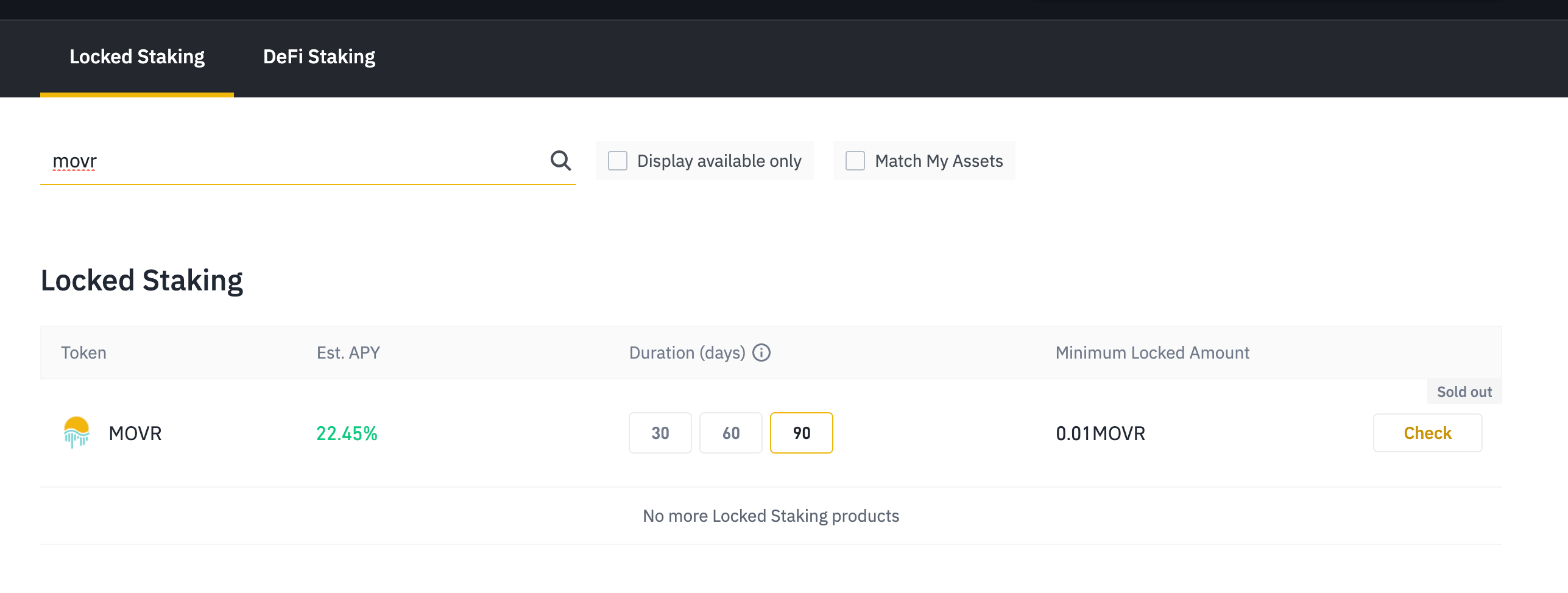 binance movr staking apr 2022