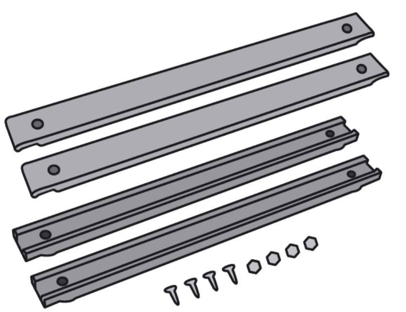 Vi122573 "Set Außen- Schienen (ohne Verkleidung)