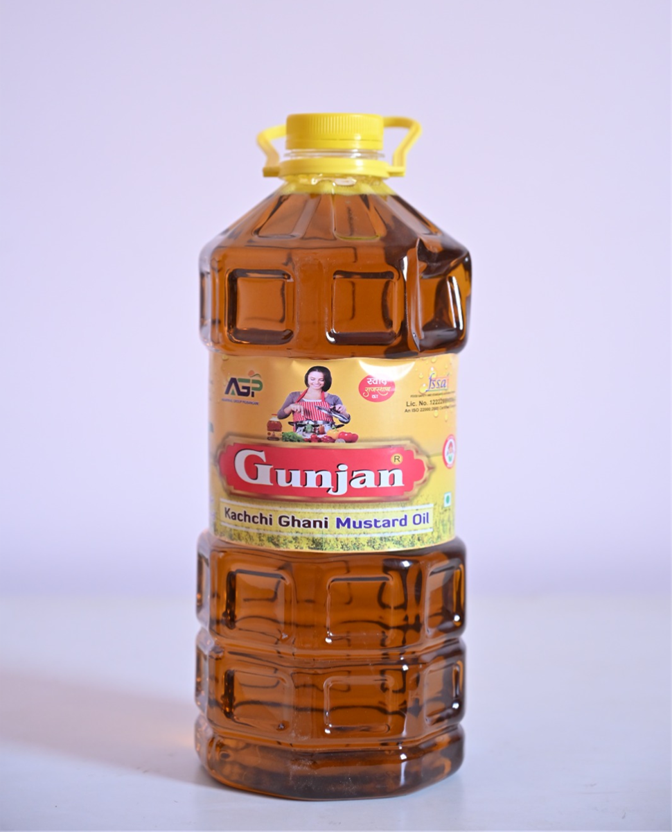 Gunjan Kachchi Ghani Mustard Oil (2 Ltr)