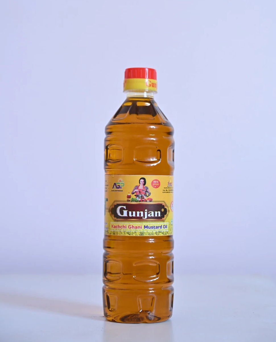 Gunjan Kachchi Ghani Mustard Oil (500 ML)