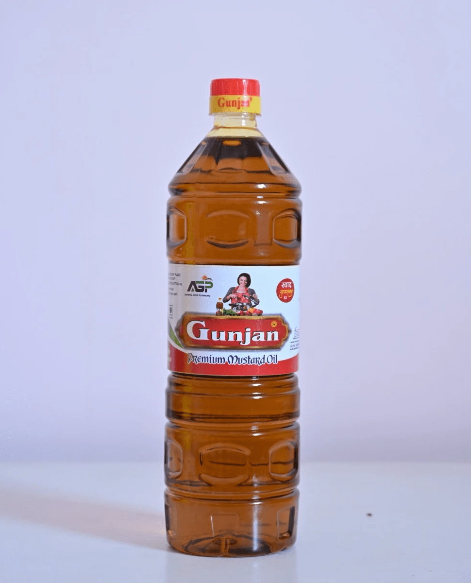 Gunjan Pakki Ghani Mustard Oil (1 Ltr)