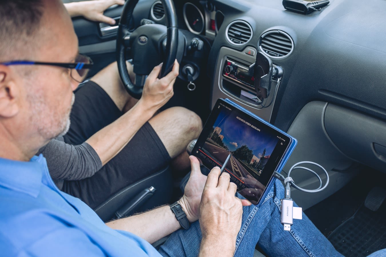 Používání kamery a tabletu