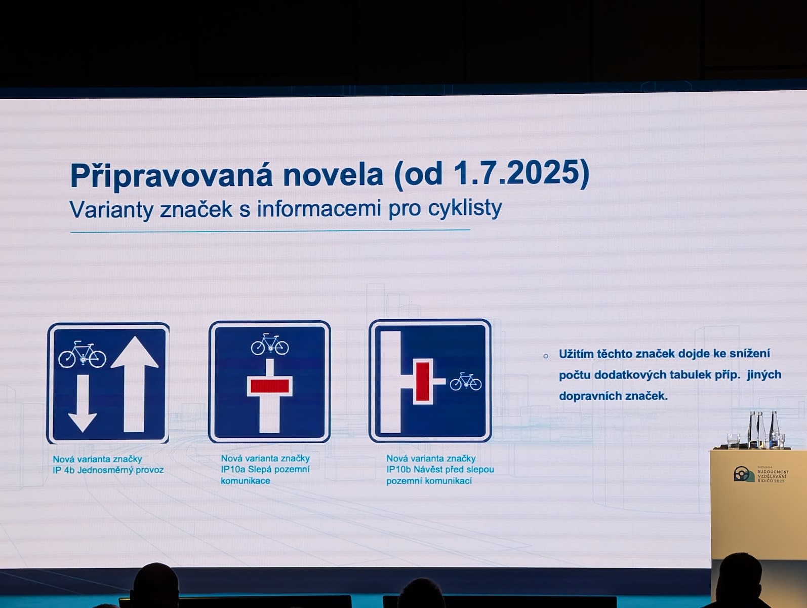 konference BVR 2025 - novela vyhlášky č. 294/2015 Sb. platná od 1.7.2025 | značky pro cyklisty