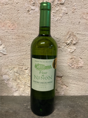 Image de "Fleur de Ninon", 2024, Château Ninon, AOC Entre-Deux-Mers,                                                                                                                                                                                              ………  21,96$ / Bouteille