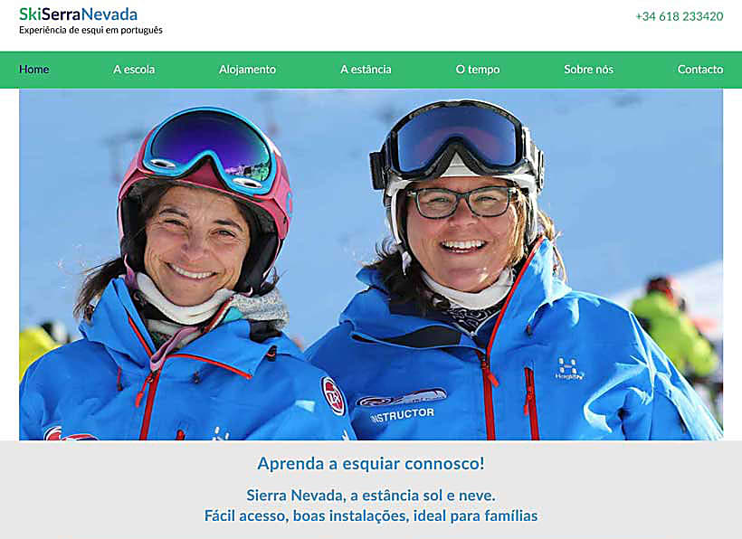 Portuguese Ski School, Sierra Nevada, Spain