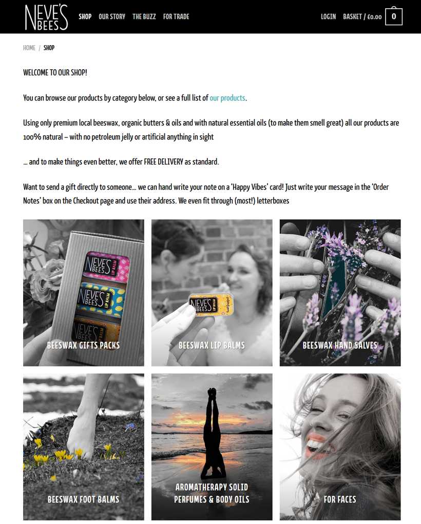 Neve's Bees - natural beeswax cosmetics