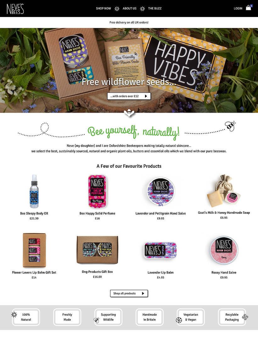 Neve's Bees - natural beeswax cosmetics
