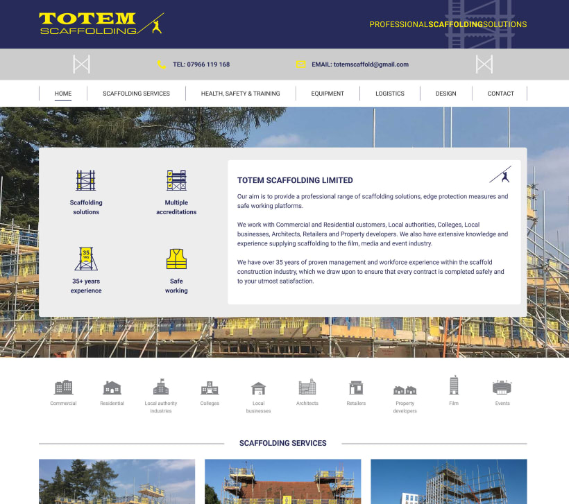 Totem Scaffolding Oxfordshire