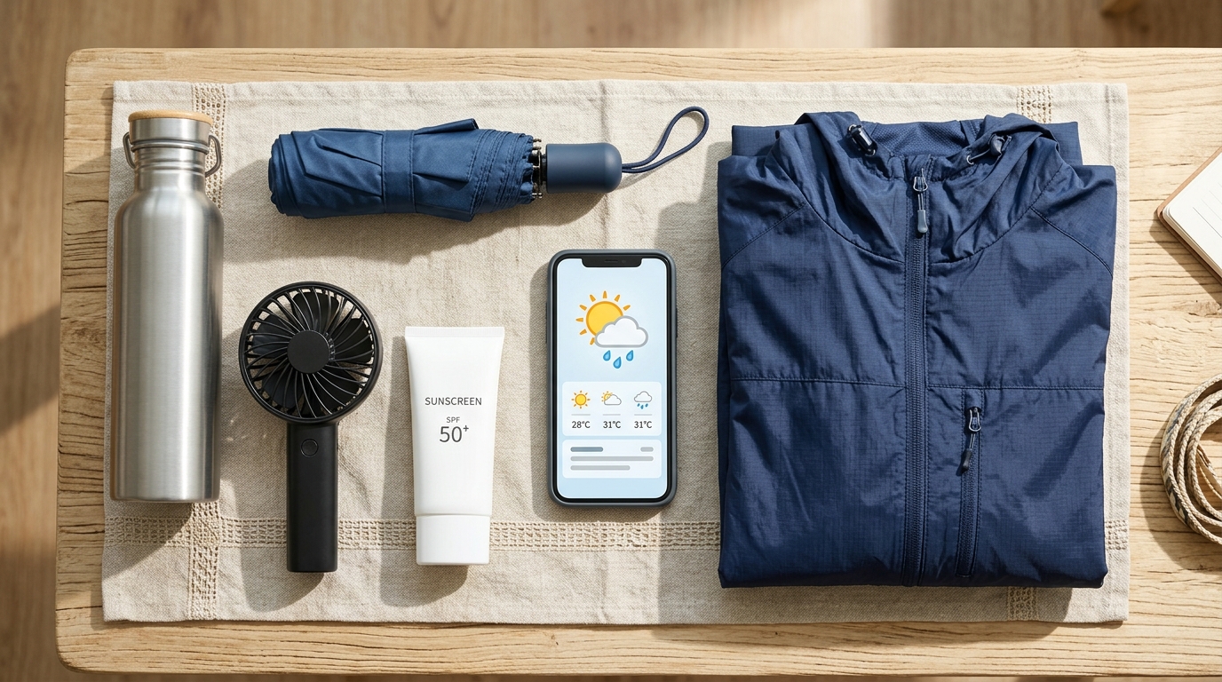 Surviving the Korea Summer: A Guide to Monsoon Rains and Heat Waves 관련 AI 생성 이미지 3