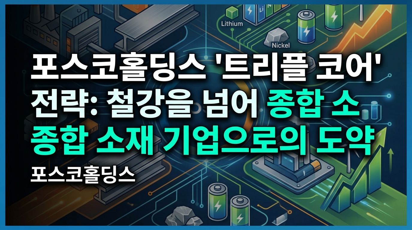 포스코홀딩스 트리플 코어 전략 분석
