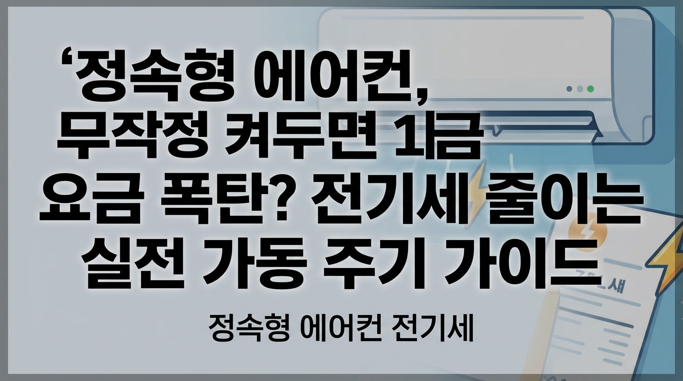 정속형 에어컨 온도 조절기